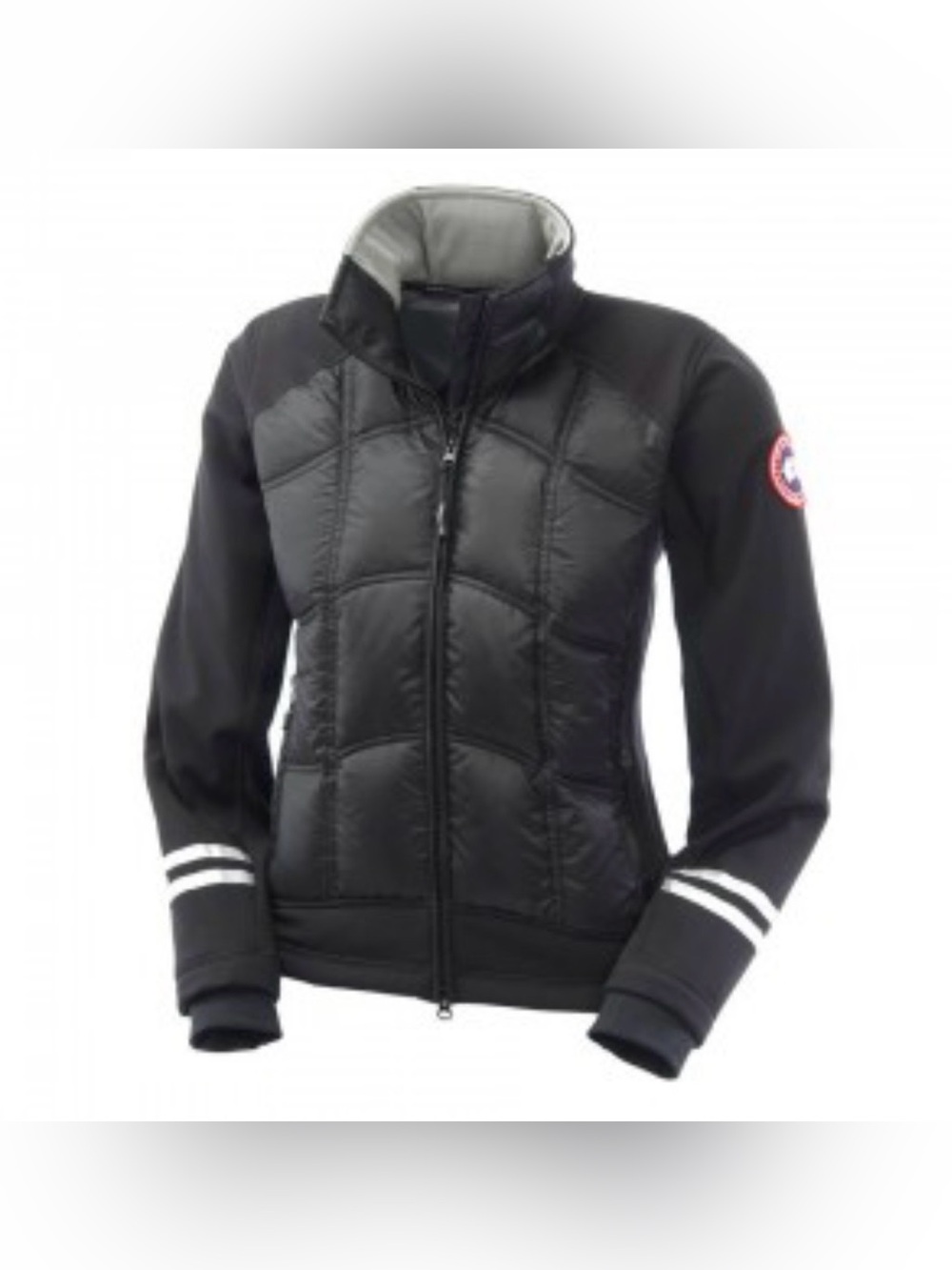 Canada Goose Black Quilted Soft-Shell Hybrid Jacket - Women's